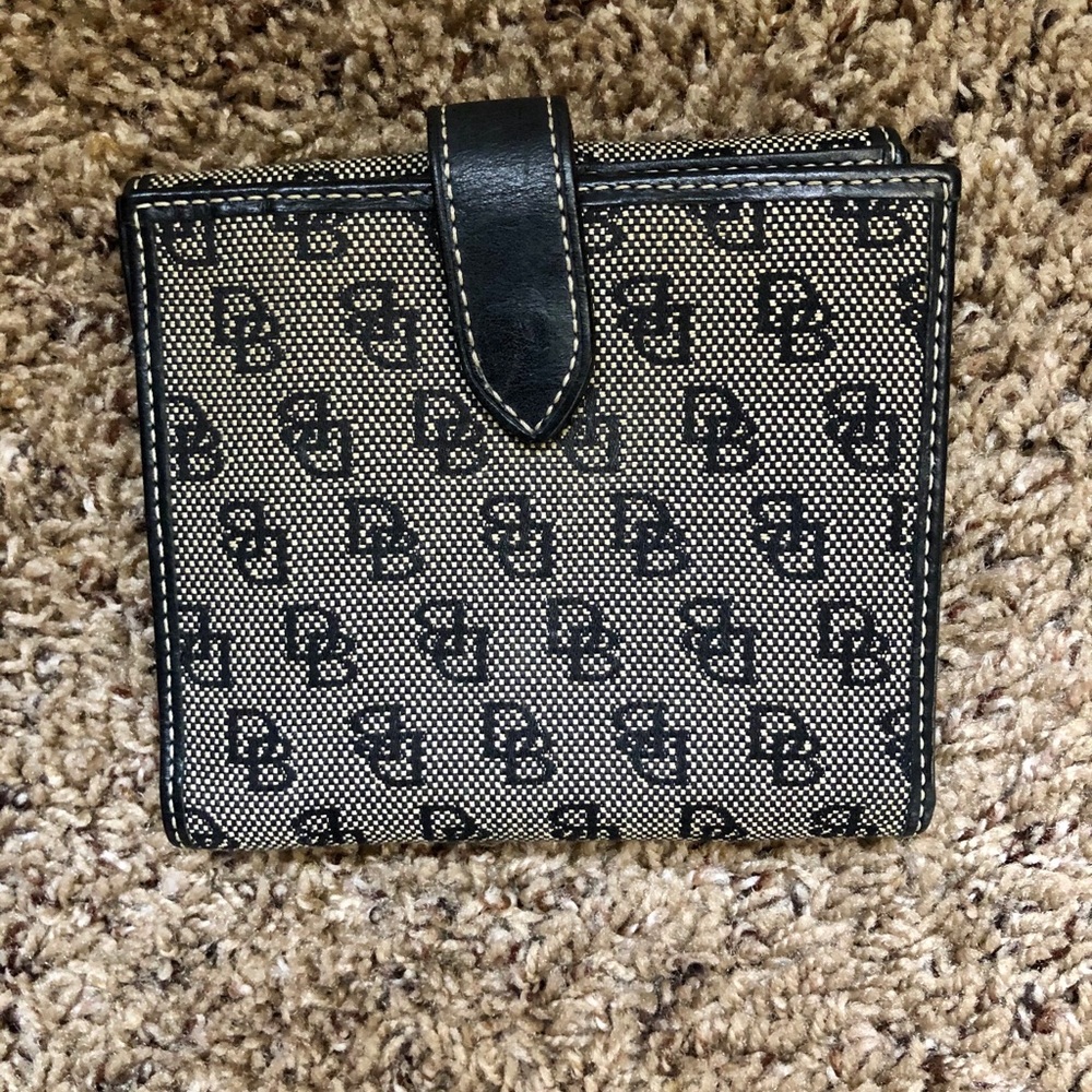 Dooney & Bourke Black Monogram Wallet - Picture 2 of 7